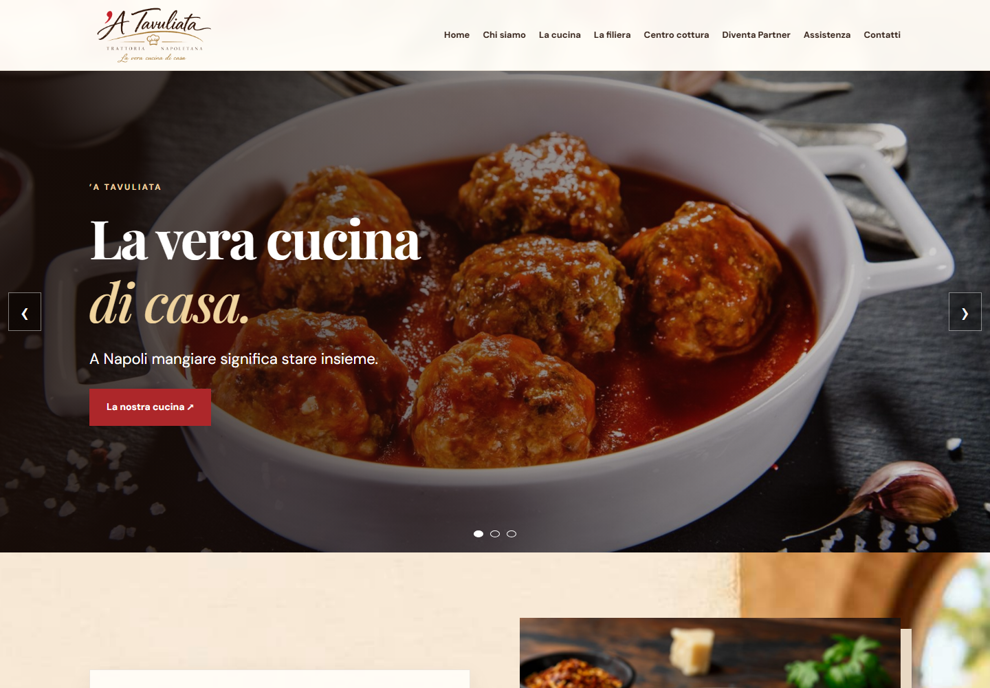Anteprima del sito ’A Tavuliata