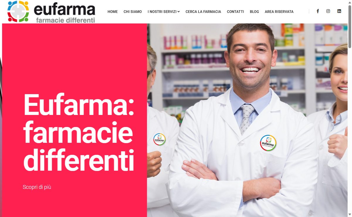 Anteprima del sito Eufarma